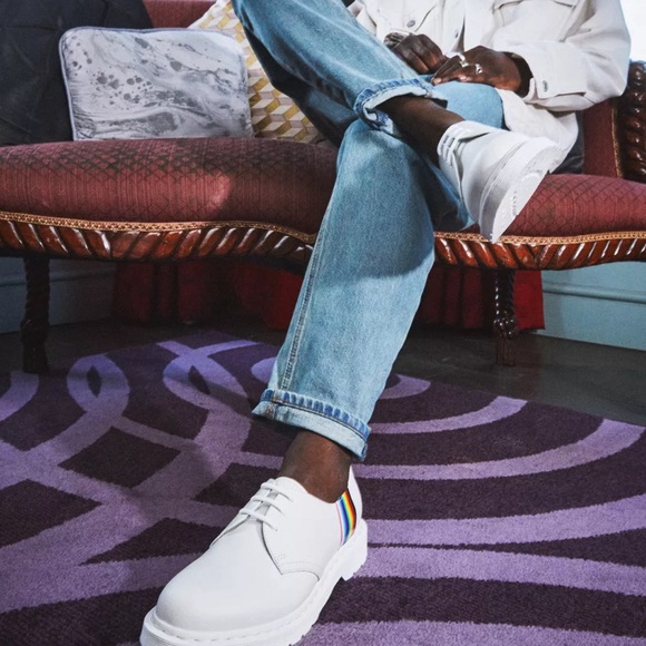 Dr. Martens 1461 for Pride white size 12 - Picture 2 of 8